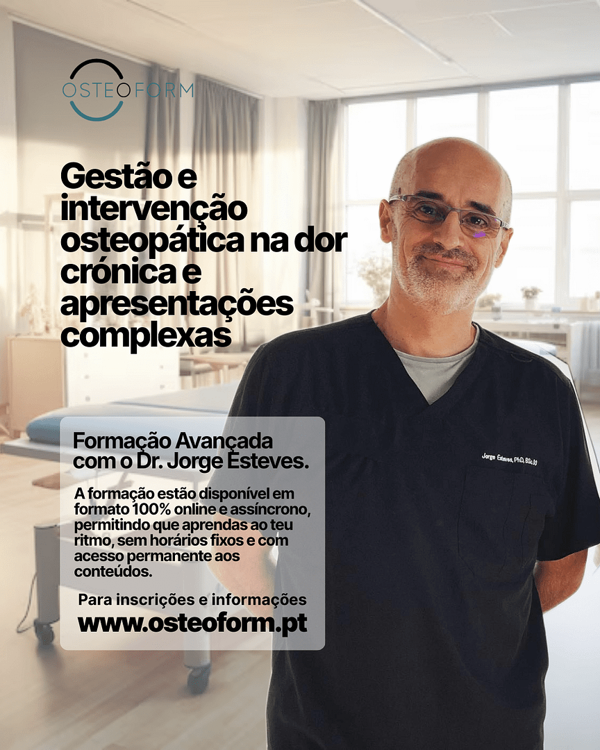 Formação Gestão e intervenção osteopática na dor crónica e apresentações complexas